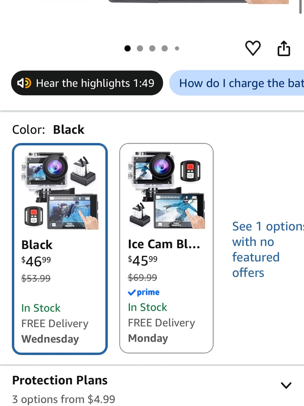 Icefox UHD 4K Action Camera - Waterproof Action Camera Black with Accessories - Picture 10 of 10